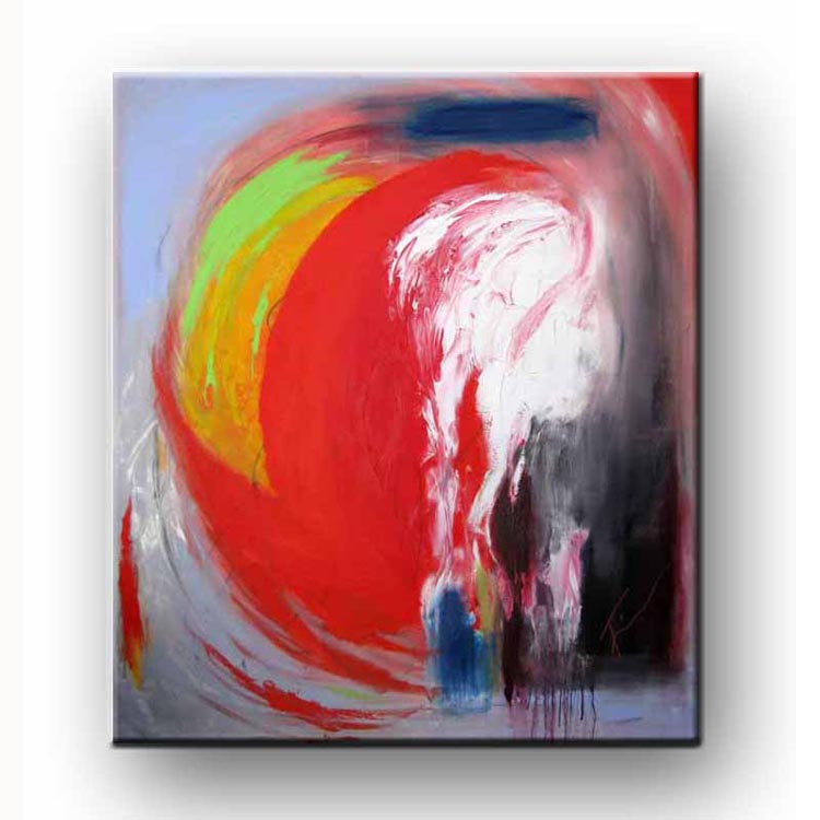 Colorful painting of Acrylic on gallery wrapped professional grade canvas
